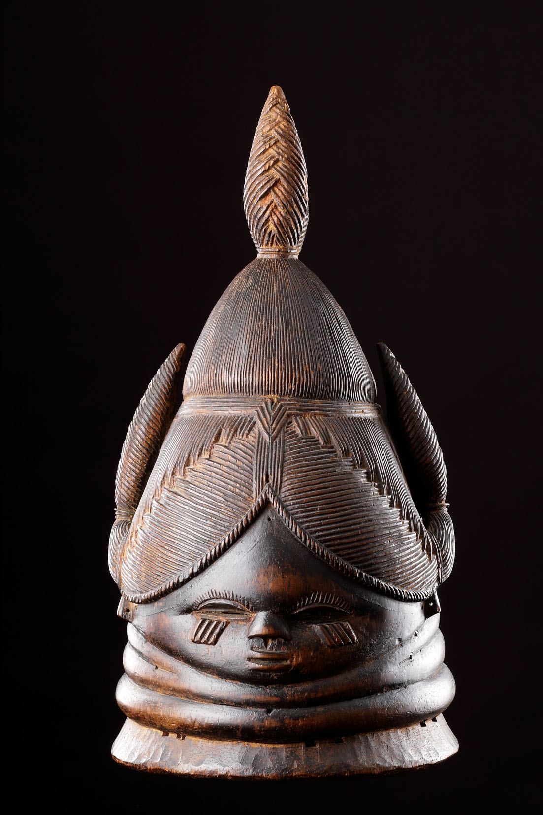 An African ‘Sande’ or ‘Bundu’ Mask